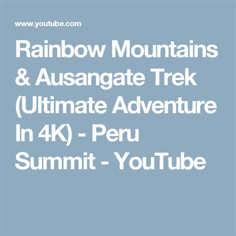 Rainbow Mountains And Ausangate Trek Ultimate Adventure In