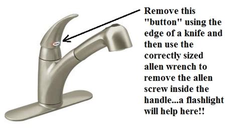How To Remove Handle On Moen Kitchen Faucet