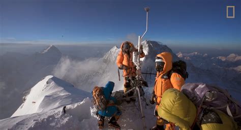 Real Time Data From Mount Everest National Geographic Society