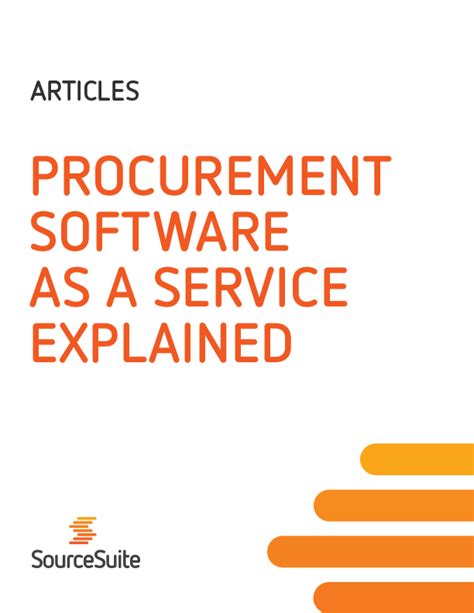 Procurement Software As A Service Explained Mdf Commerce Strategic