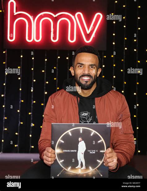 Craig David Signs His Latest Album The Time Is Now At Hmv Store In