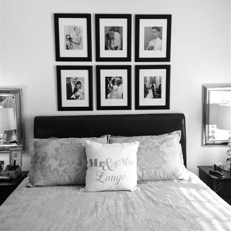 Wedding Pictures Above Bed Above Bed Decor Wall Decor Bedroom Bed Decor