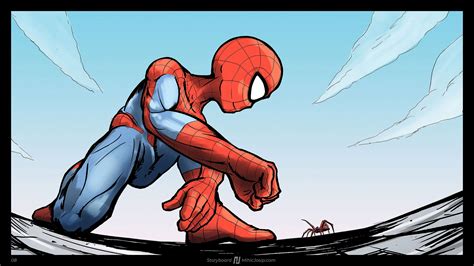 Spiderman Storyboard — Mihic Josip Design