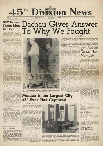 Why We Fought Dachau 1945 45th Division News Issue From M Flickr