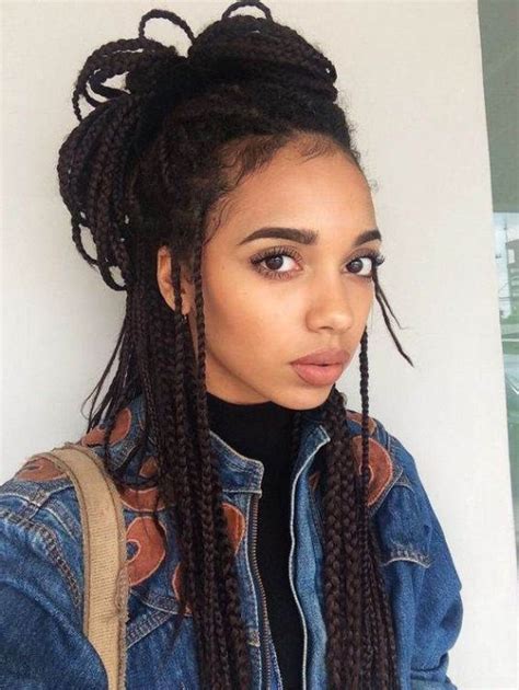 15 ways to wear natural hair and look amazing society19 box braids hairstyles protective