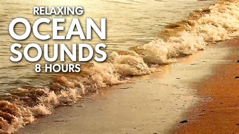 Relaxing Ocean Sounds At Sunset Ocean Waves Sounds For Sleep 8 Hours Sea Sounds Beach Sounds
