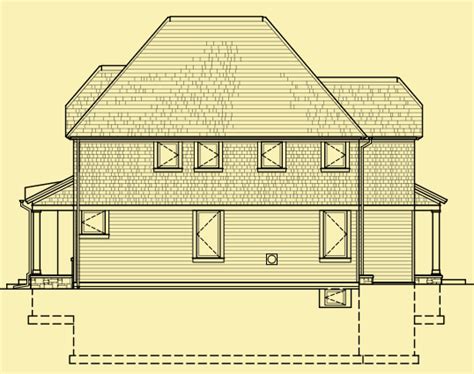 Small Cottage Plans 3 Bedrooms Fits On A Very Narrow Lot