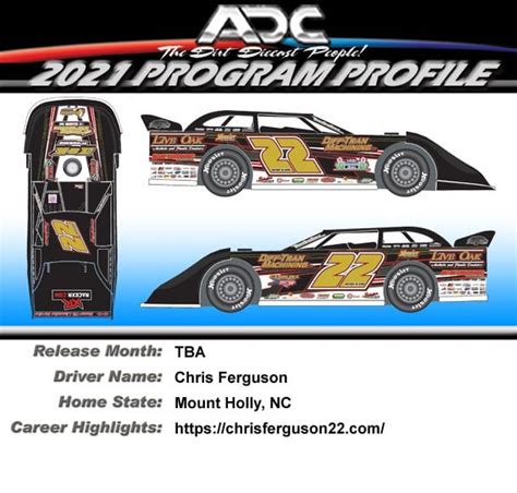 Adc Dirt Late Model Diecast Cars