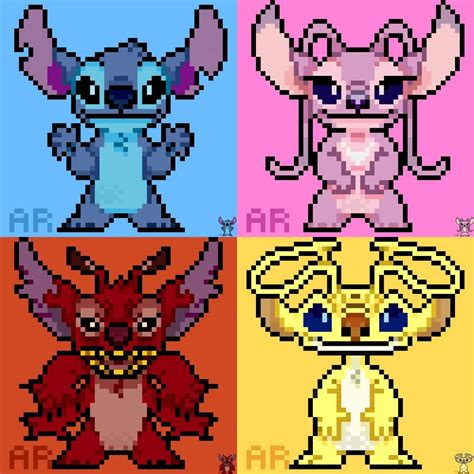 Pixel Stitch And Cousins Disney Amino