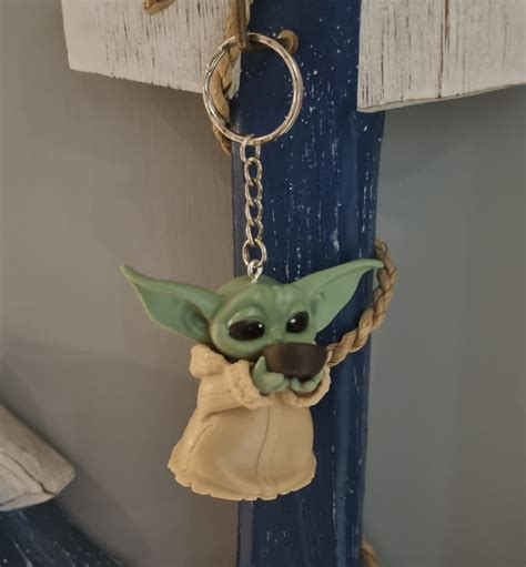 Baby Yoda The Child Baby Grogu Keyring Etsy Australia