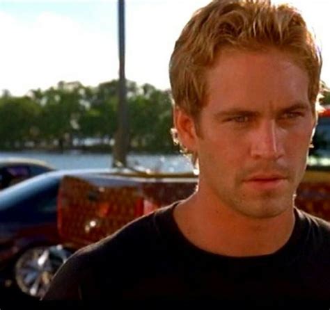 paul walker as brian o connor in the fast and the furious paul walker blonde moments fast and