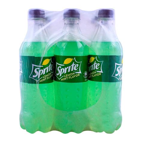 Purchase Sprite Lemon Mint 500ml Bottle 12 Pieces Online