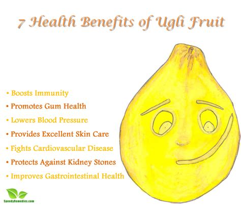 The jamaican tangelo, also known by proprietary names ugli / ˈʌɡli / fruit, uglifruit, and uniq fruit, is a citrus fruit that arose on the island of jamaica through the natural hybridization of a tangerine or orange with a grapefruit (or pomelo), and is thus a tangelo. 7 Health Benefits of Ugli Fruit | Speedy Remedies