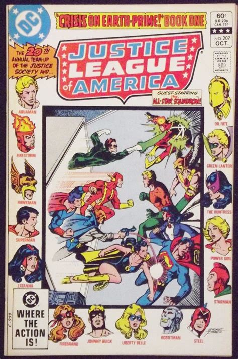 Justice League Of America 207 Vfnm Crisis On Earth Prime Part One