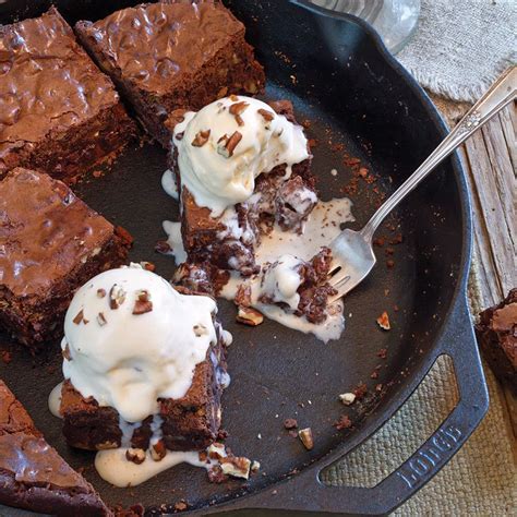 Chocolate Butterscotch Skillet Brownies Taste Of The South Recipe