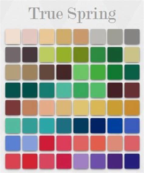 Pin By Nara On Bright Spring Type True Spring Color Palette True