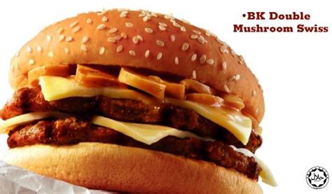 Like the steakhouse king and other recent king burgers, the mushroom. Bali. Burger King - Beachwalk "Double Mushroom Swiss ...