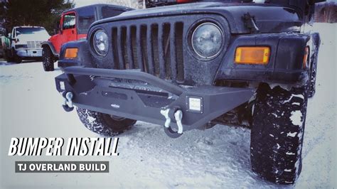 Bumper Install Jeep Wrangler Tj Overland Build Youtube