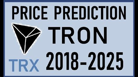 Tron daily price prediction, tron forecast for2021. TRON TRX REAL PRICE PREDICTION 2018-2025⚡BEST CRYPTO ...