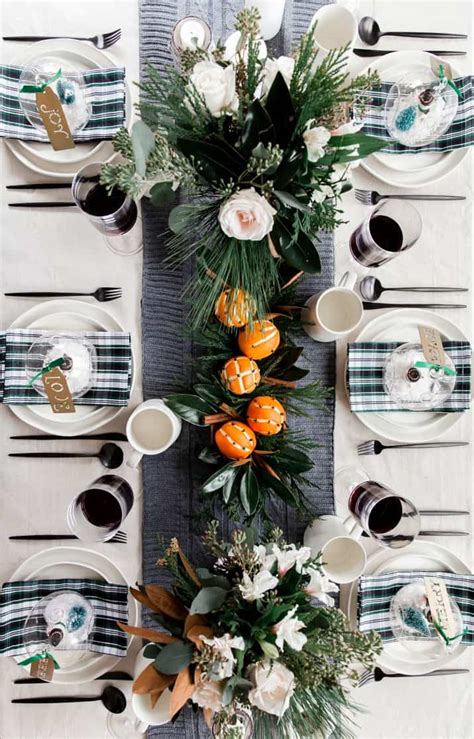 Natural Christmas Tablescape Ideas Celebrations At Home