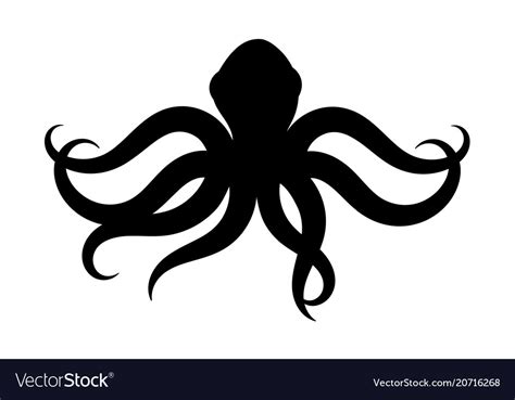 Octopus Silhouette SVG