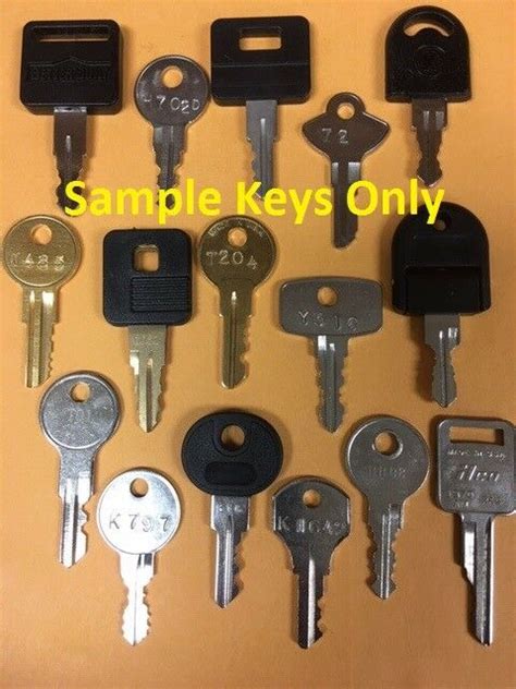 Tool Box Keys Cut To Your Lock Code Husky Kobalt Weather