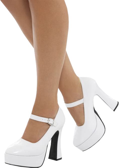 Silver glitter platform shoes 70s disco dance cosplay sparkly sandals prom heels. Women 70s Fancy Dress Disco Party Footwear Ladies Platform ...