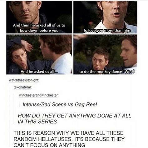 ⭐️Ƙąıɬıɛ⭐️ On Instagram “can T Even Watch This Scene Without Laughing God Supernatural Spn