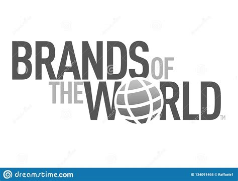 We wondered what would happen if other brands got there first. Brands of The World Logo editorial stock photo ...