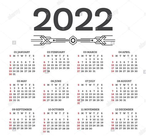 Calendario 2022 Para Imprimir En Ingles Zona De Informacion Images