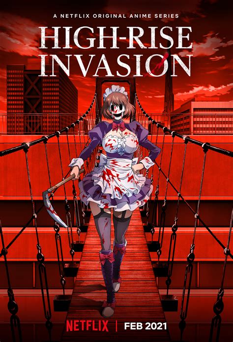 Crunchyroll El anime High Rise Invasion opta nuevamente por la violencia en su nuevo tráiler
