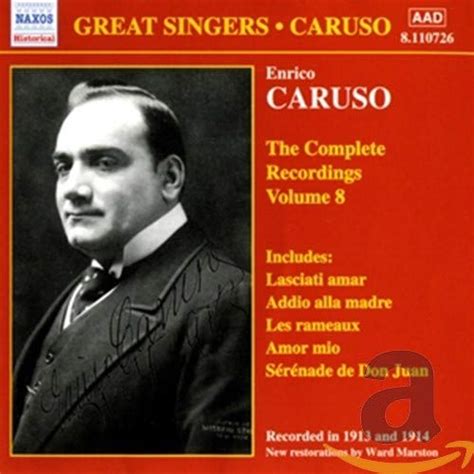 Caruso Enrico Complete Recordings Vol 8 Giuseppe Verdi Enrico