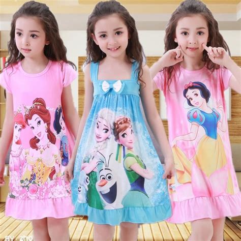 New Listing 2018 Children Clothing Summer Dresses Girls Baby Pajamas