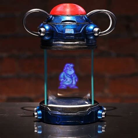 Mega Man Light Capsule Hologram Replica Mega Man Hologram Fun Games