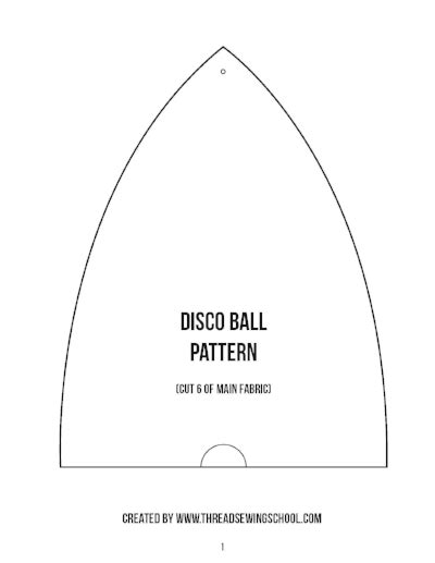 28 4 Panel Ball Sewing Pattern Terrikarley