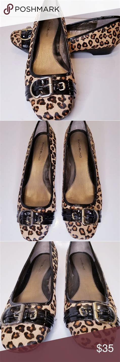 bandolino leopard print ballet flats w buckle leopard print ballet flats flat shoes women