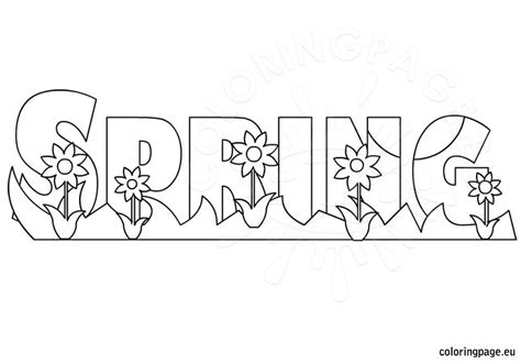 Find the best spring coloring pages for kids and adults and enjoy coloring it. Spring coloring page - Coloring Page