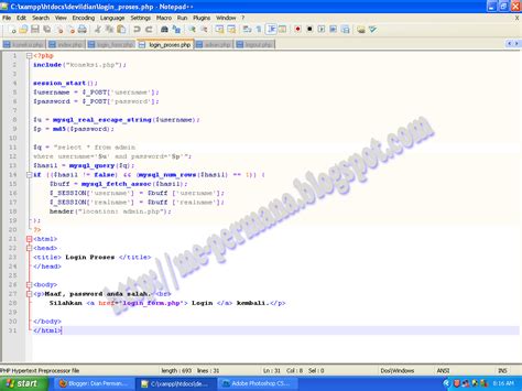 Membuat Form Login Dan Logout Dengan Php Dan Mysql Tutorial The Hot
