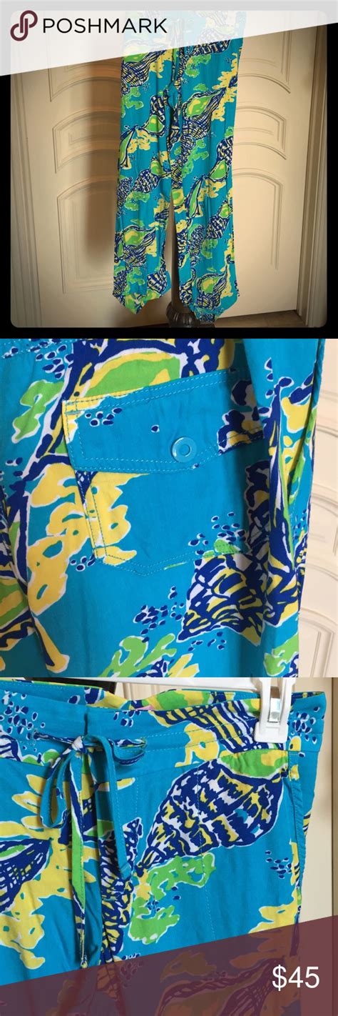 Lilly Pulitzer Lounging Pants Lilly Pulitzer Colored Pants Lillies
