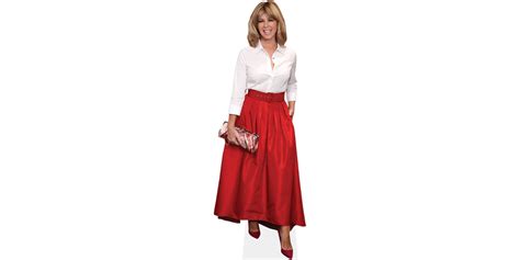 Kate Garraway Red Skirt Cardboard Cutout
