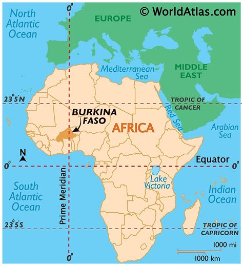 Mapas De Burkina Faso Atlas Del Mundo