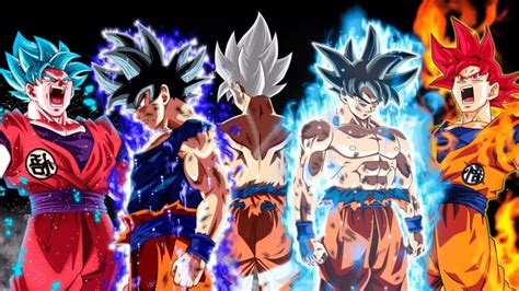 Fotos De Todas Las Fases De Goku Las 24 Transformaciones De Vegeta En