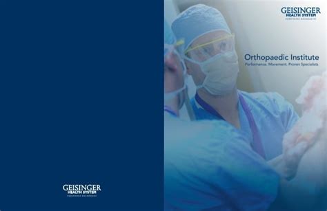 Orthopaedics Annual Report Pdf Geisinger Health System