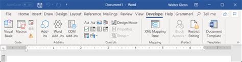 How To Add The Developer Tab To The Microsoft Office Ribbon