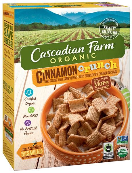 Cascadian Farm Organic Cinnamon Crunch Cereal Hy Vee Aisles Online