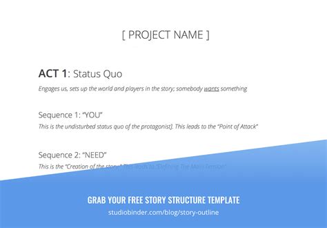 Screenplay Step Outline Template For Your Needs