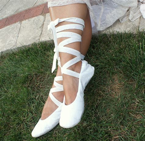 Ivory Ballet Flatsivoryballet Slipperscustom Ballet Etsy