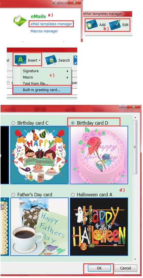 Want to send a free card for a special occasion? How to send an eCard in AMS Birthday Edition? | Automailer Software