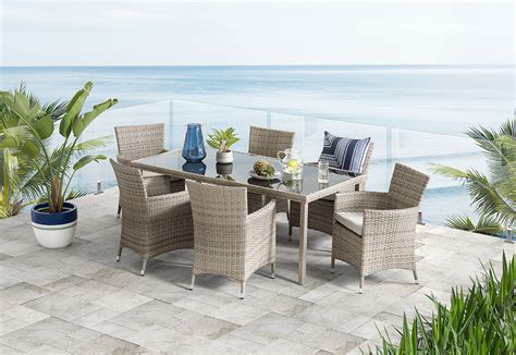 SOFT GREY BARBOSA 7 Piece Outdoor Setting