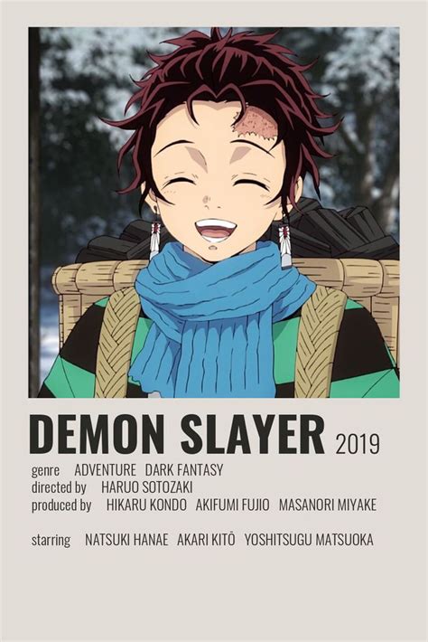 Demon Slayer Minimalist Poster Anime Films Anime Printables Anime Shows